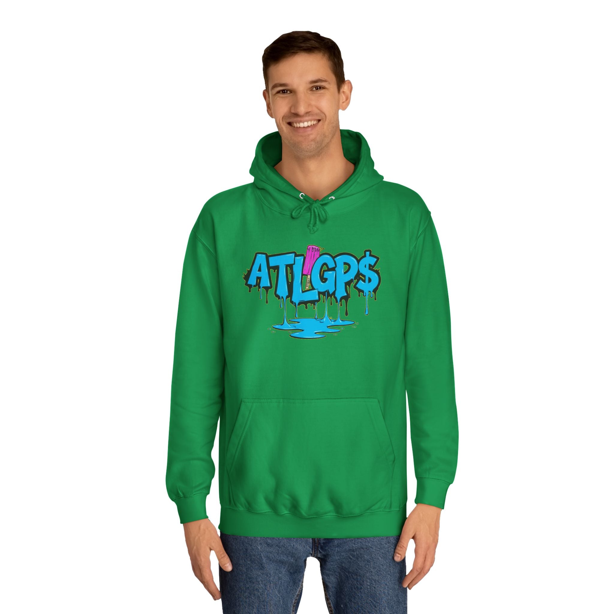 Unisex adult popsicle drip hoodie