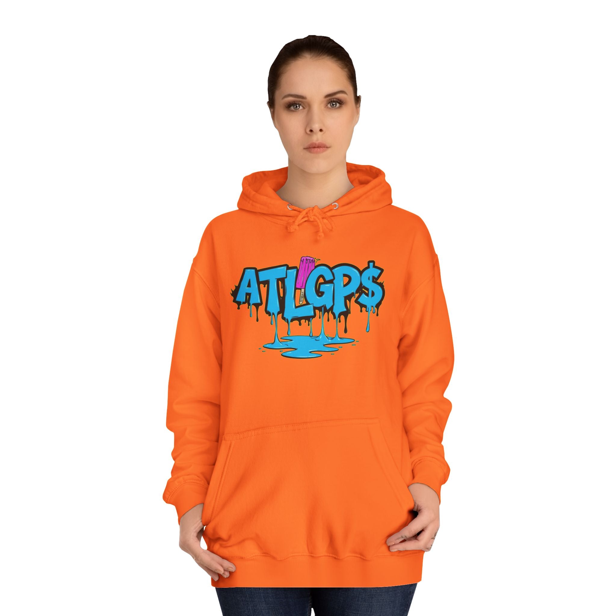 Unisex adult popsicle drip hoodie