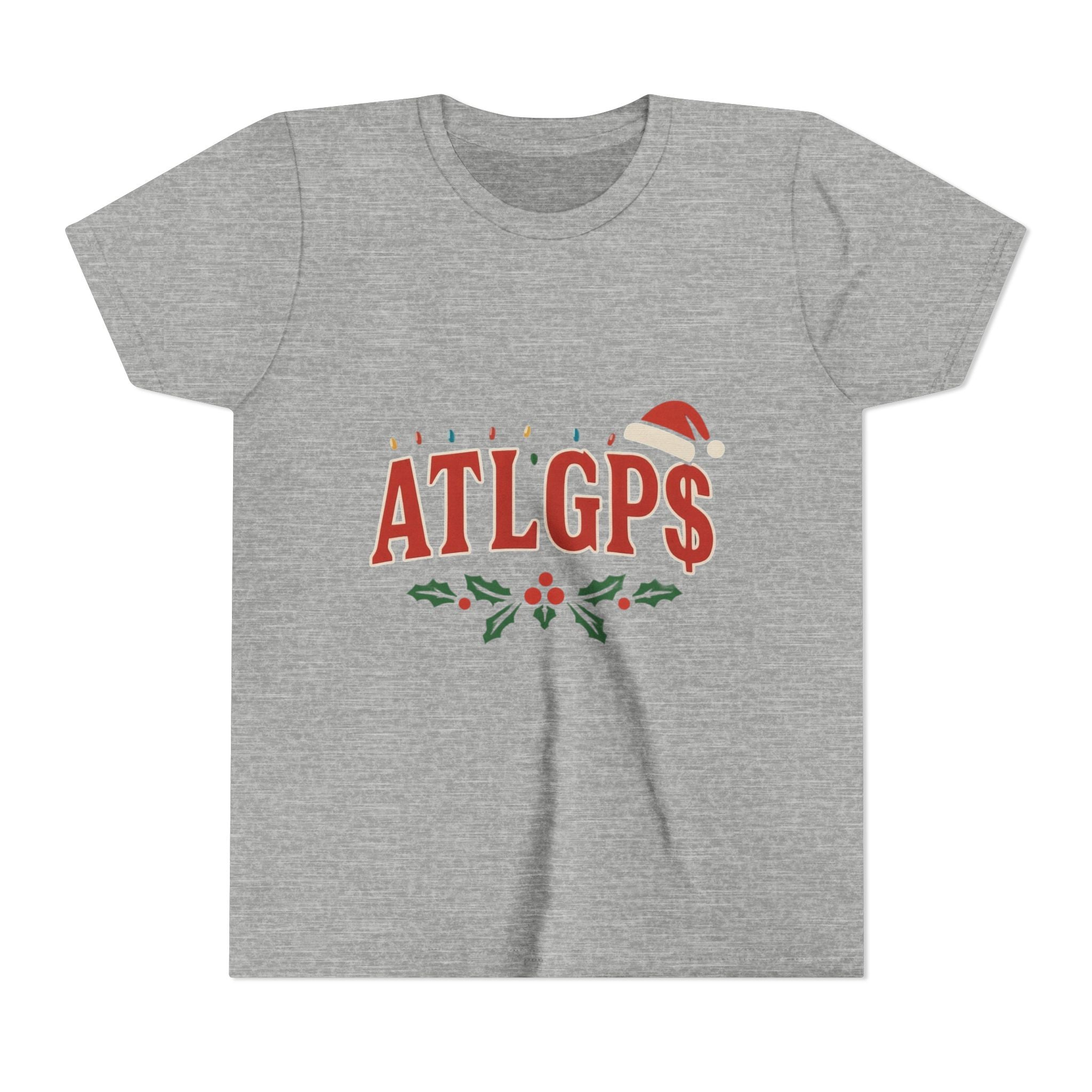 Youth ATLGP$ Santa hat shirt