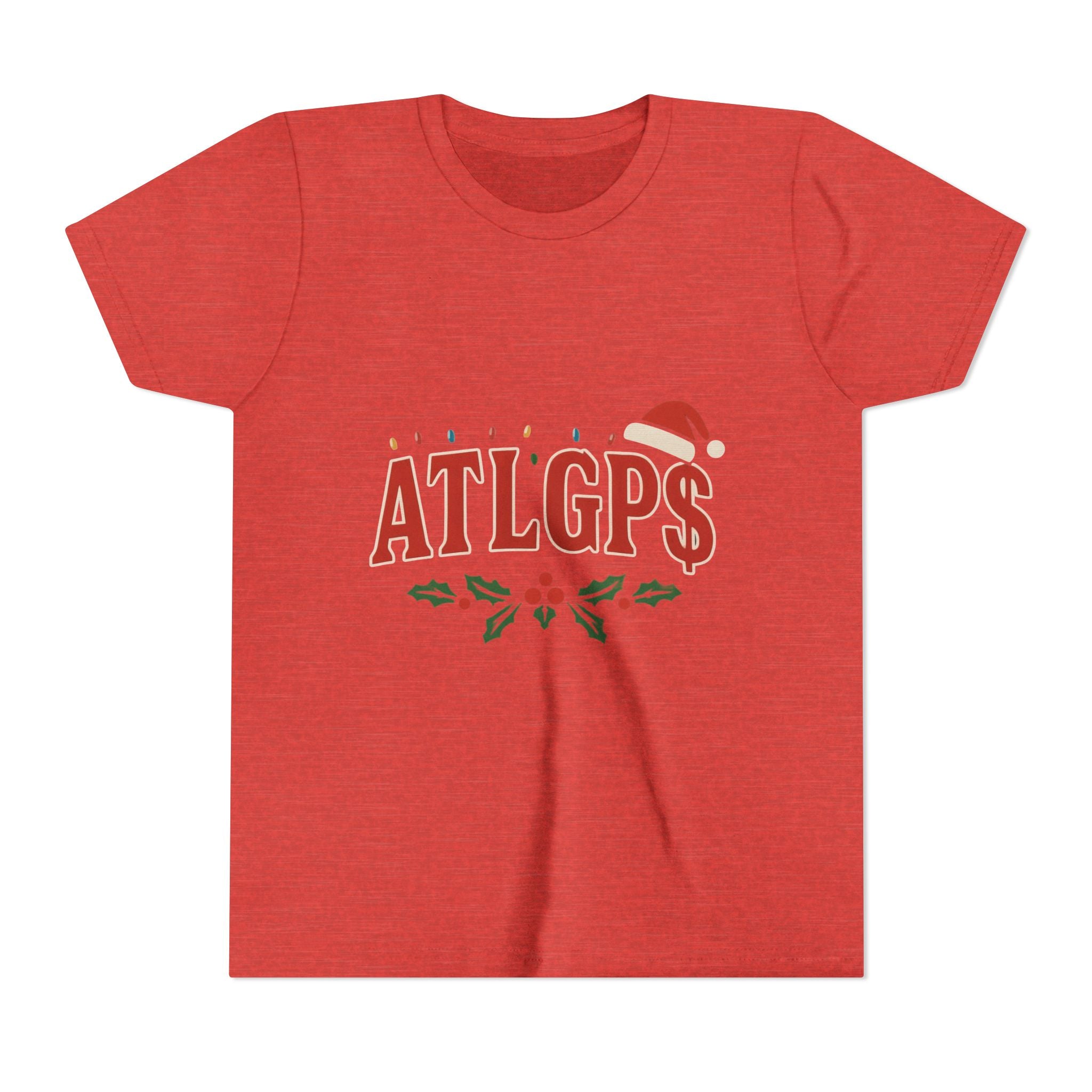 Youth ATLGP$ Santa hat shirt