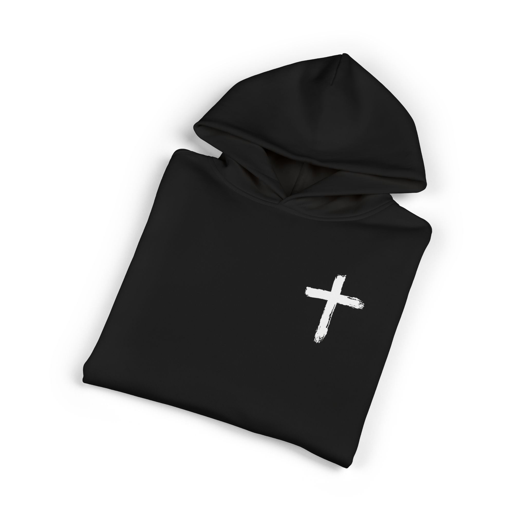 Cross Chest Hoodie - 'Trust in the Lord' Inspirational Christian Hoodie