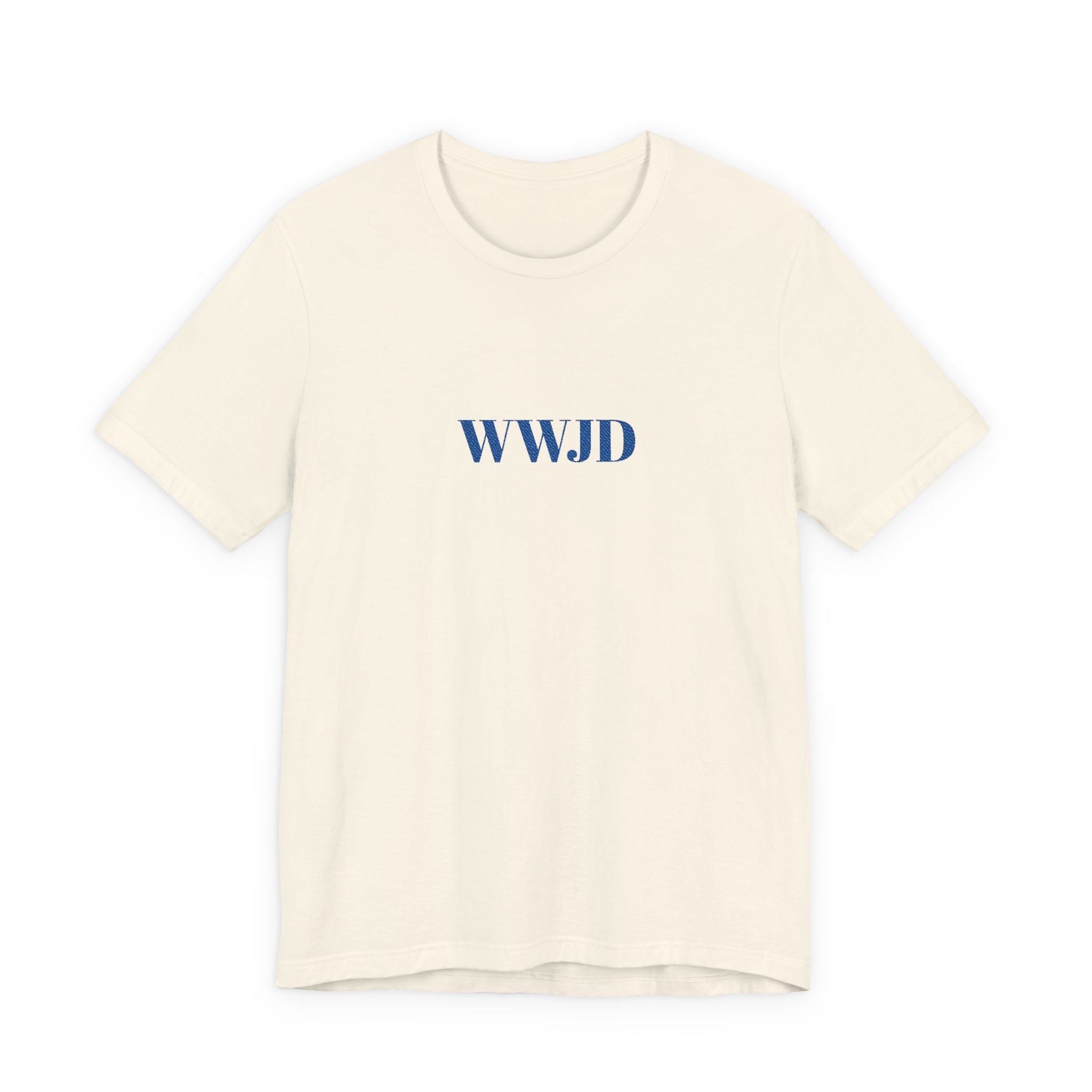 WWJD Classic Tee – Faith-Inspired Short Sleeve Shirt