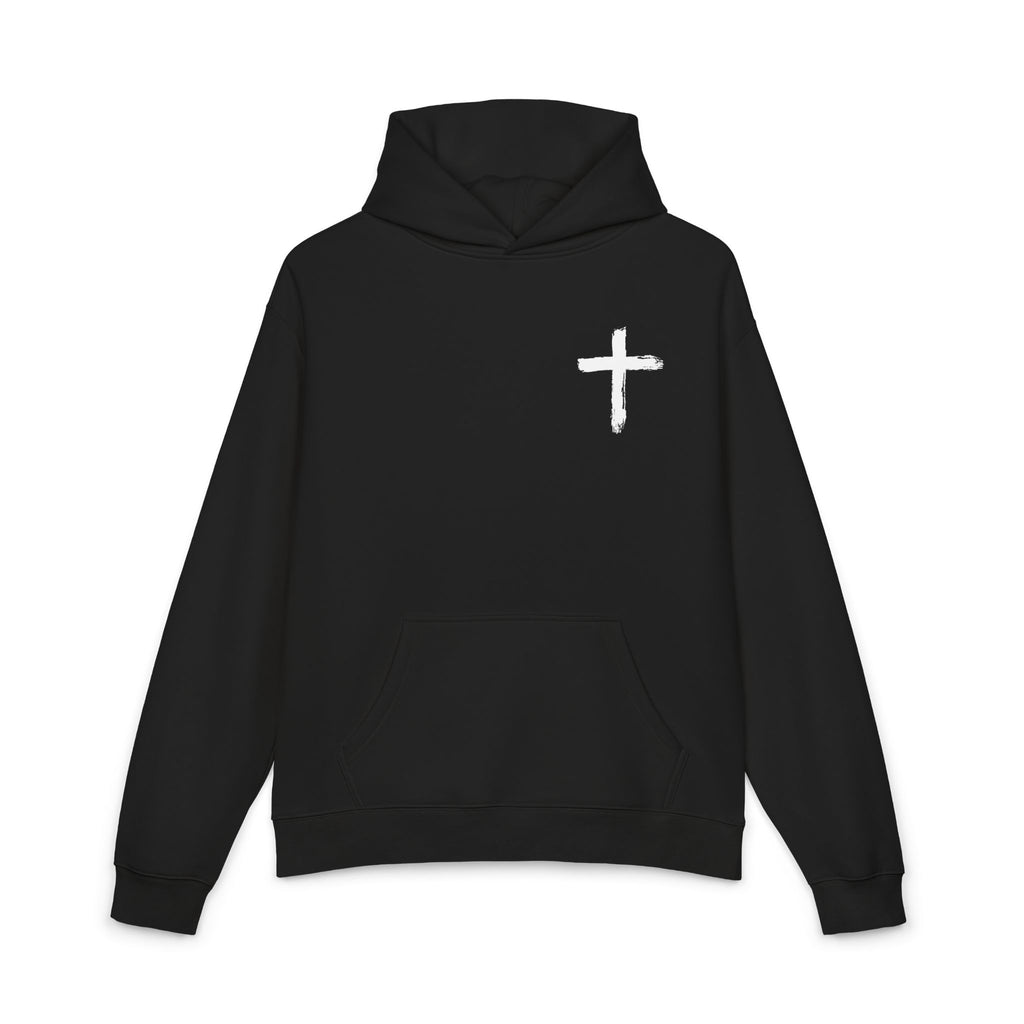 Cross Chest Hoodie - 'Trust in the Lord' Inspirational Christian Hoodie