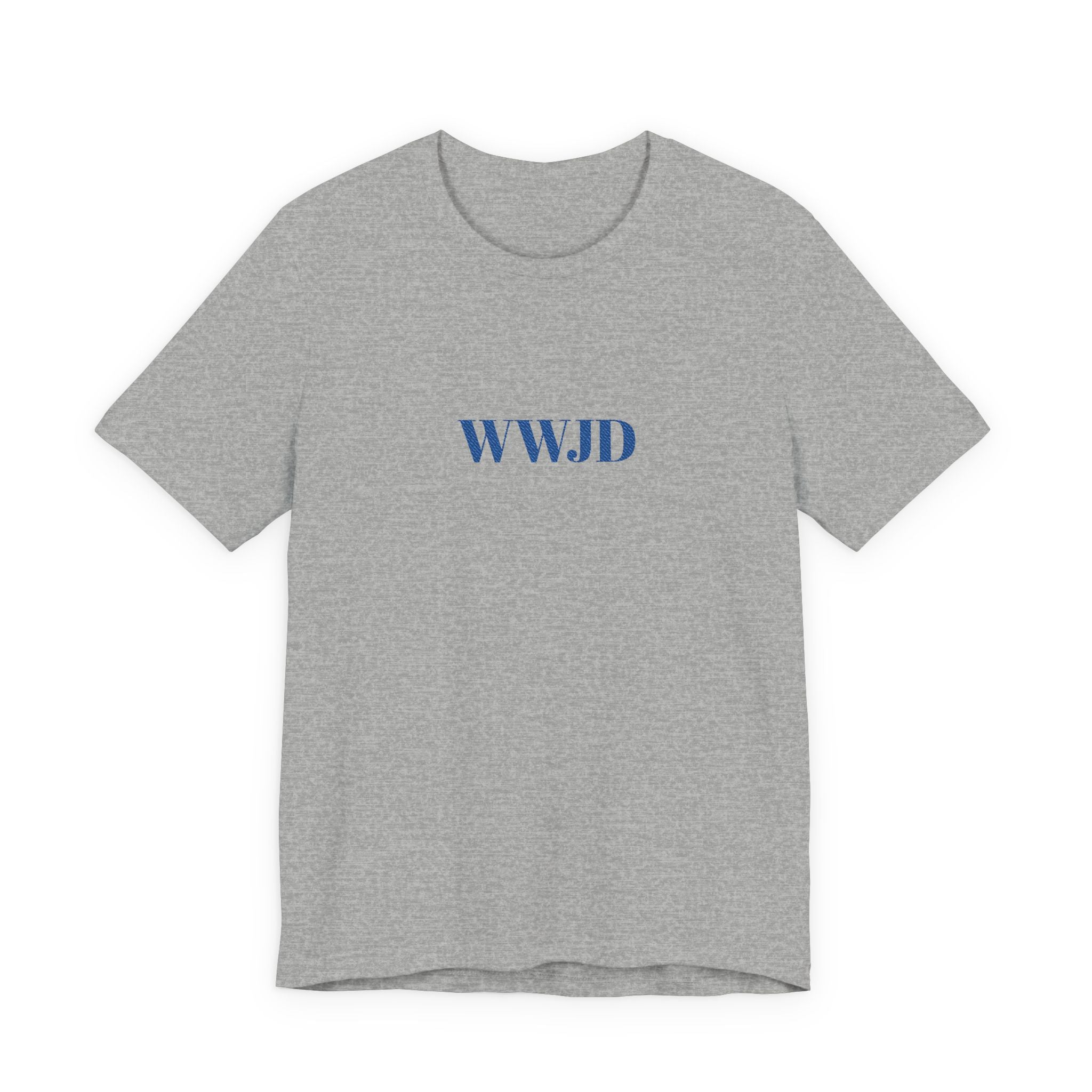 WWJD Classic Tee – Faith-Inspired Short Sleeve Shirt