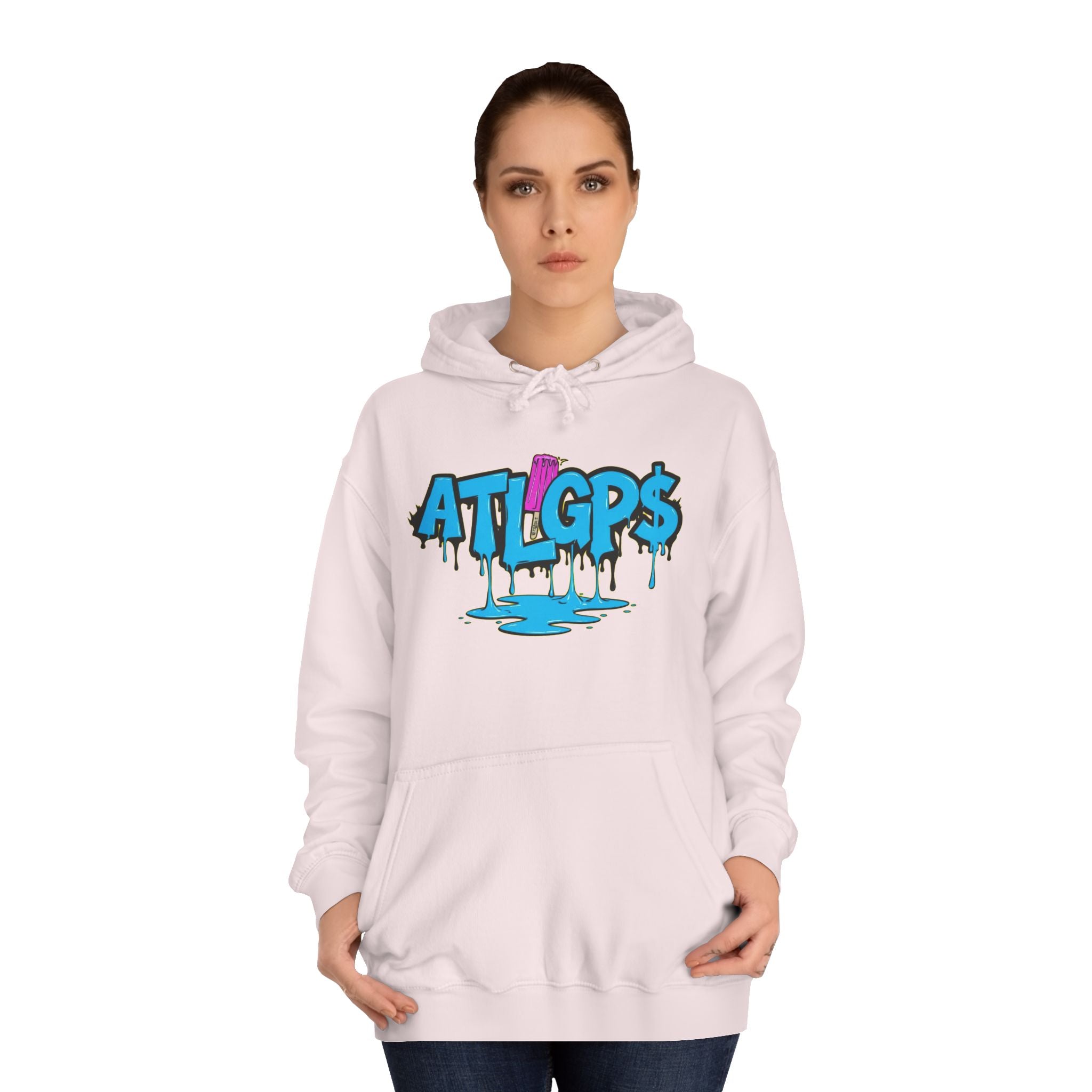 Unisex adult popsicle drip hoodie