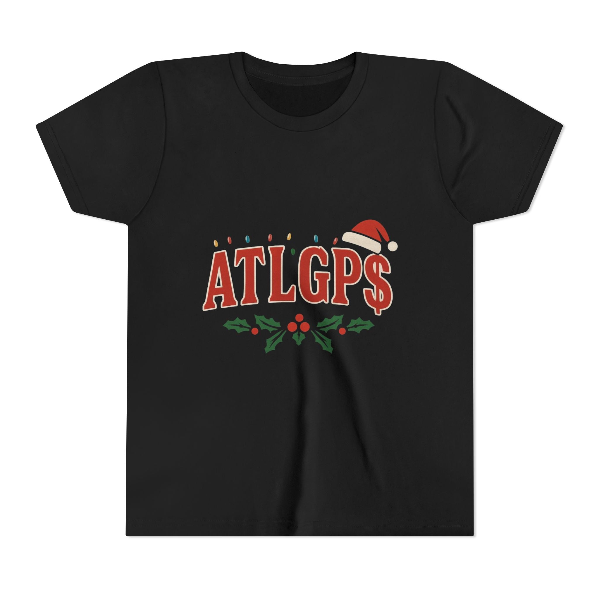 Youth ATLGP$ Santa hat shirt