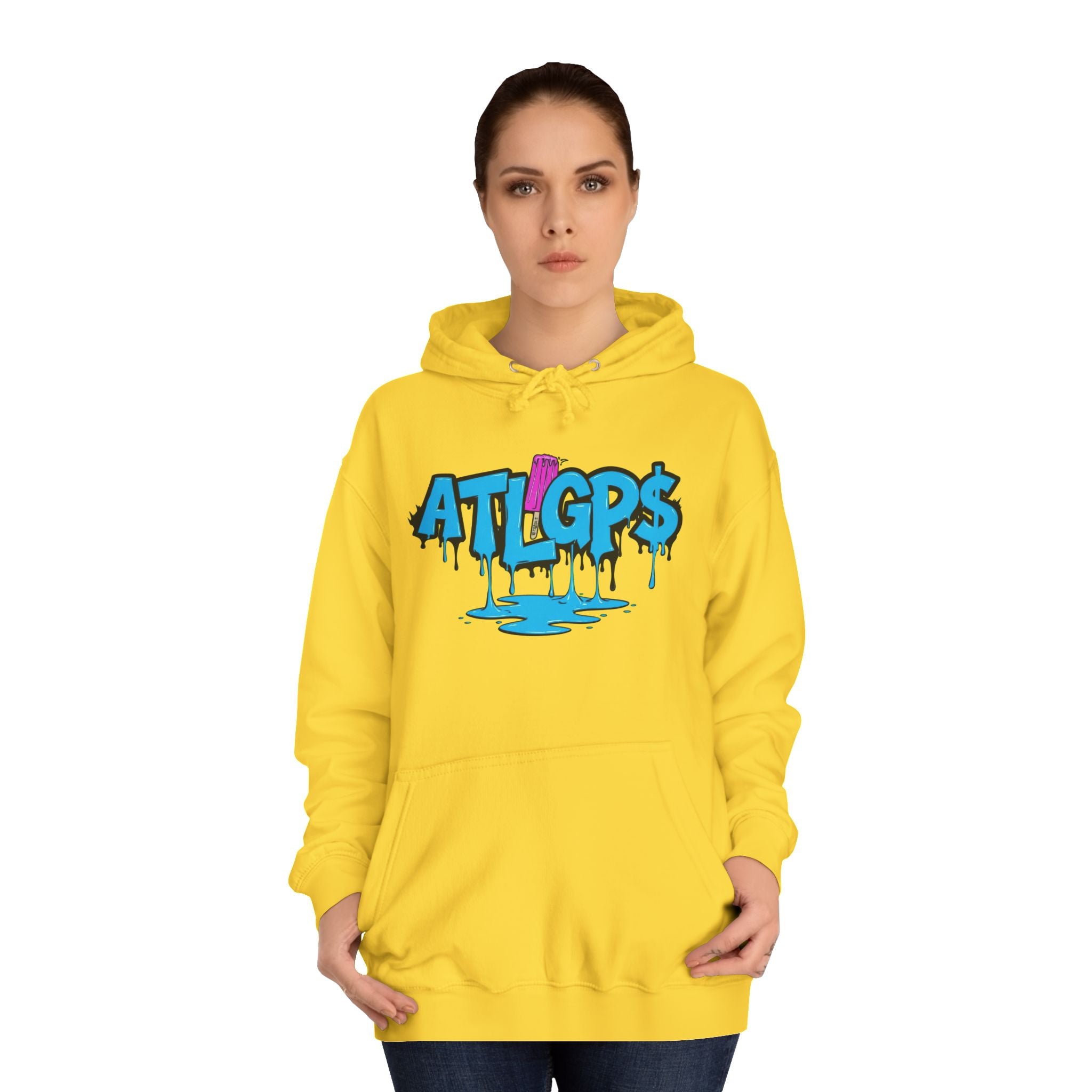 Unisex adult popsicle drip hoodie