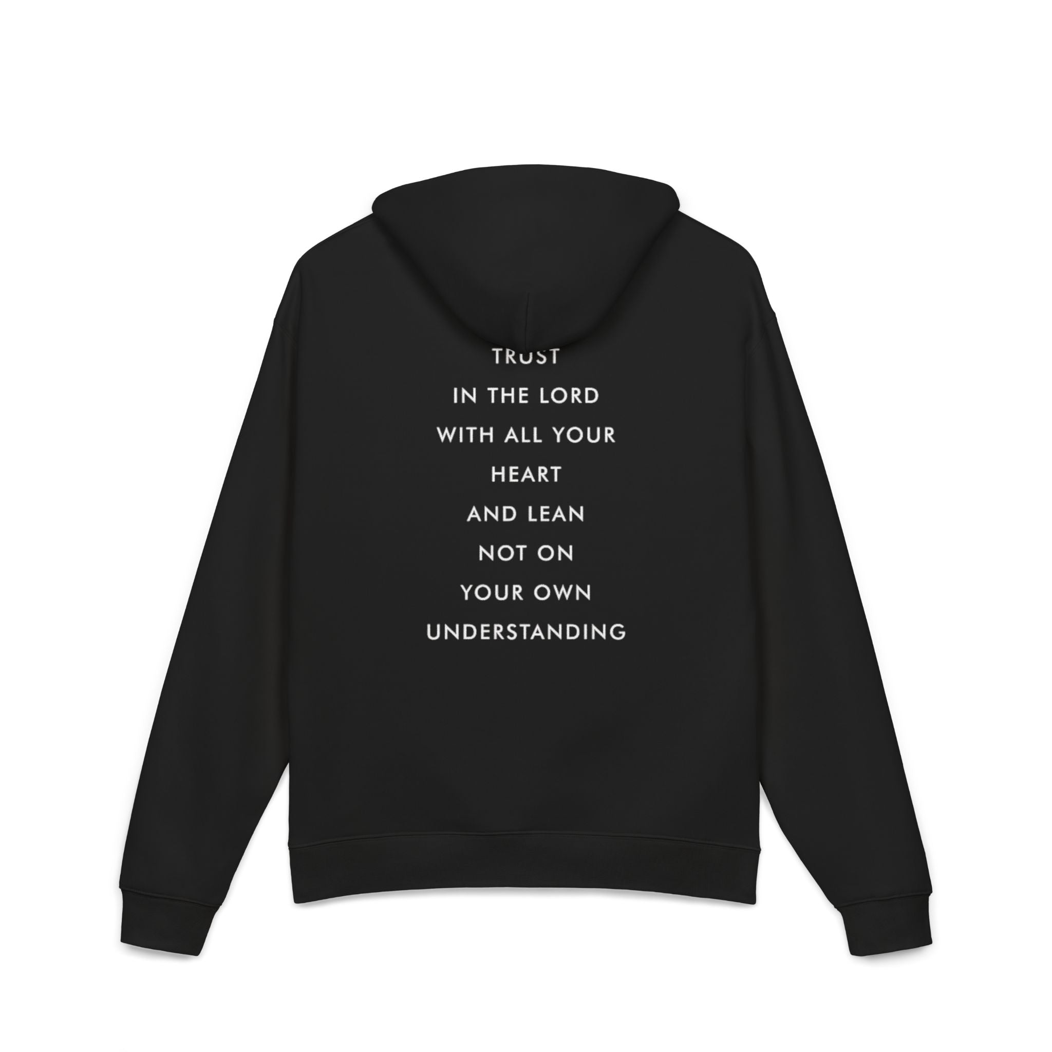 Cross Chest Hoodie - 'Trust in the Lord' Inspirational Christian Hoodie