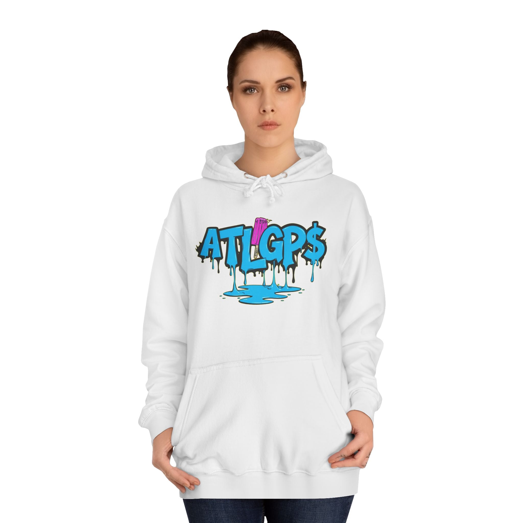 Unisex adult popsicle drip hoodie