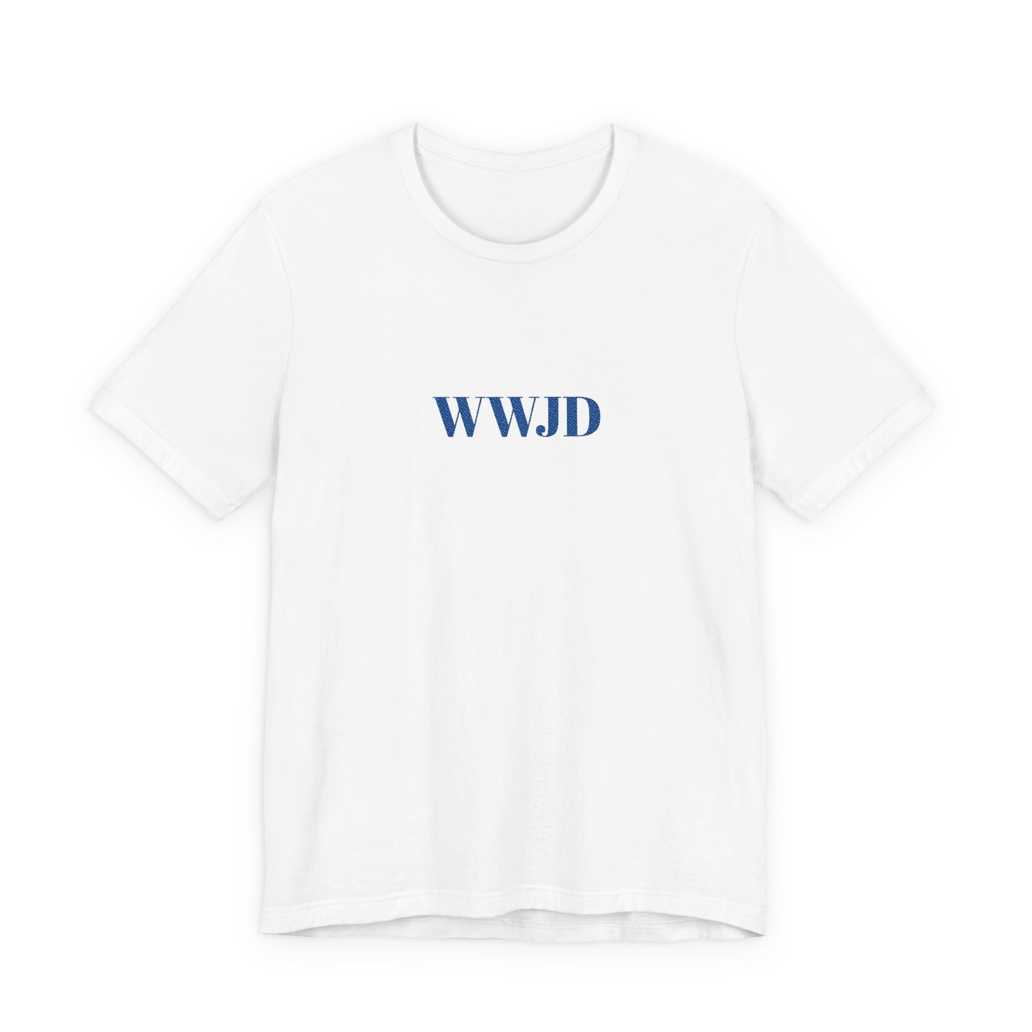 WWJD Classic Tee – Faith-Inspired Short Sleeve Shirt