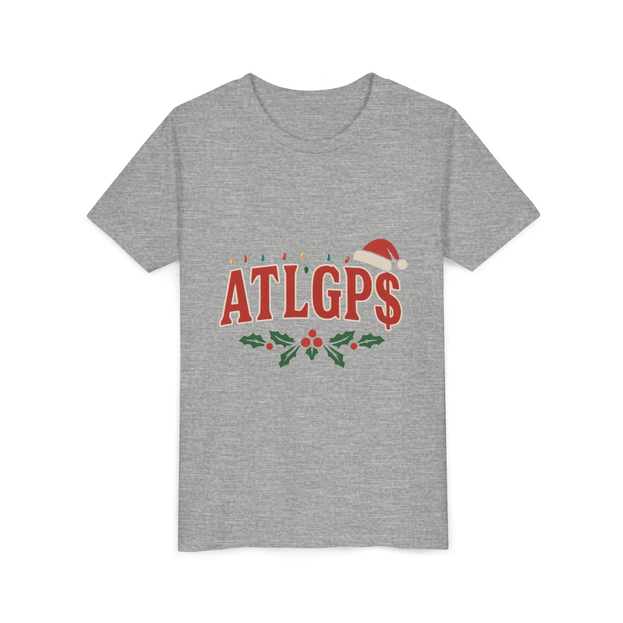 Youth ATLGP$ Santa hat shirt