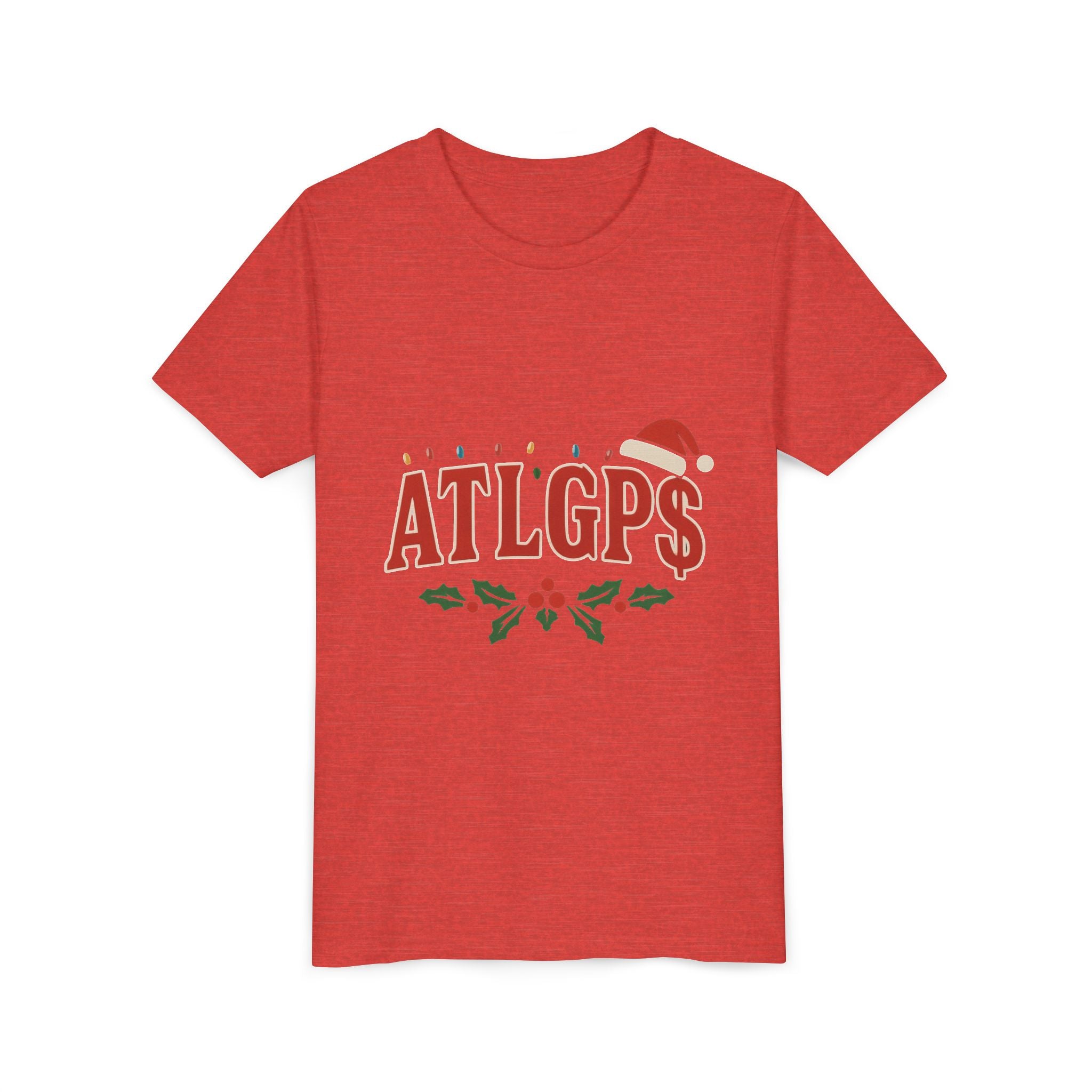 Youth ATLGP$ Santa hat shirt